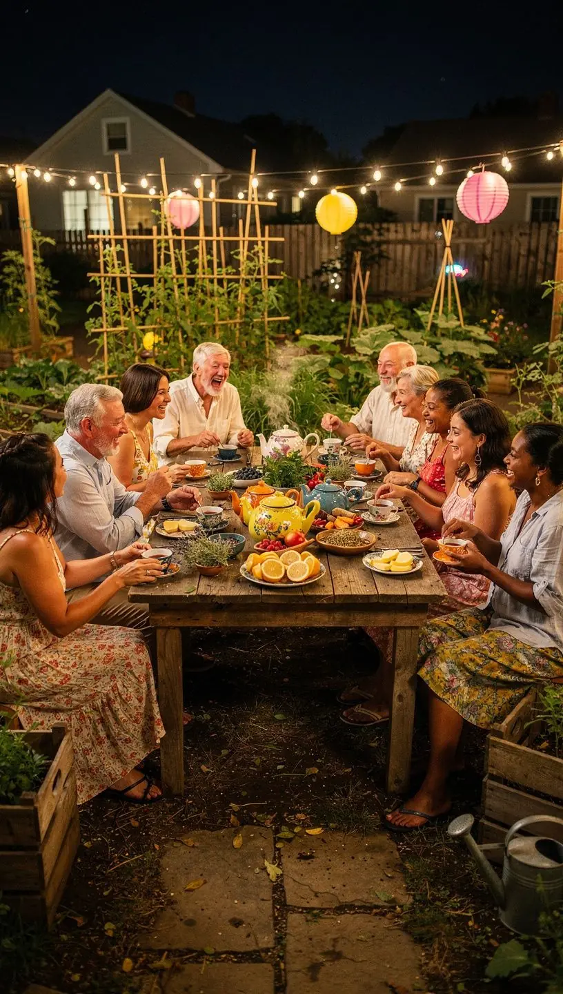 Žolelių arbatos lapeliai ir žiedai šviežioje natūralioje kompozicijoje.